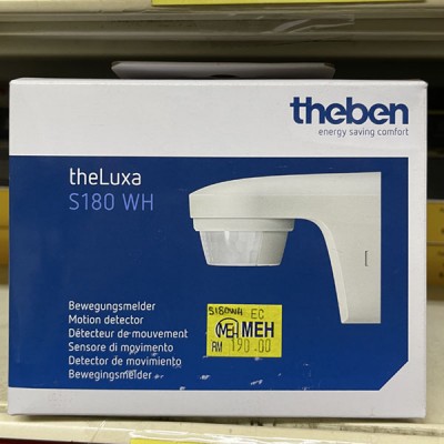 Theben theLuxa S180WH PIR Motion Detector 180deg White
